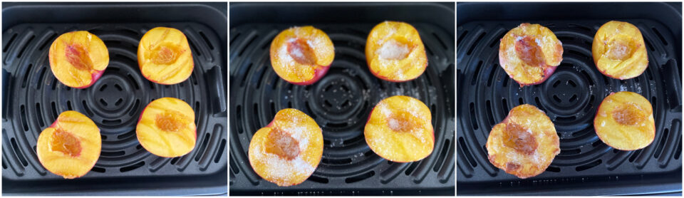 Ricetta pesche in friggitrice ad aria