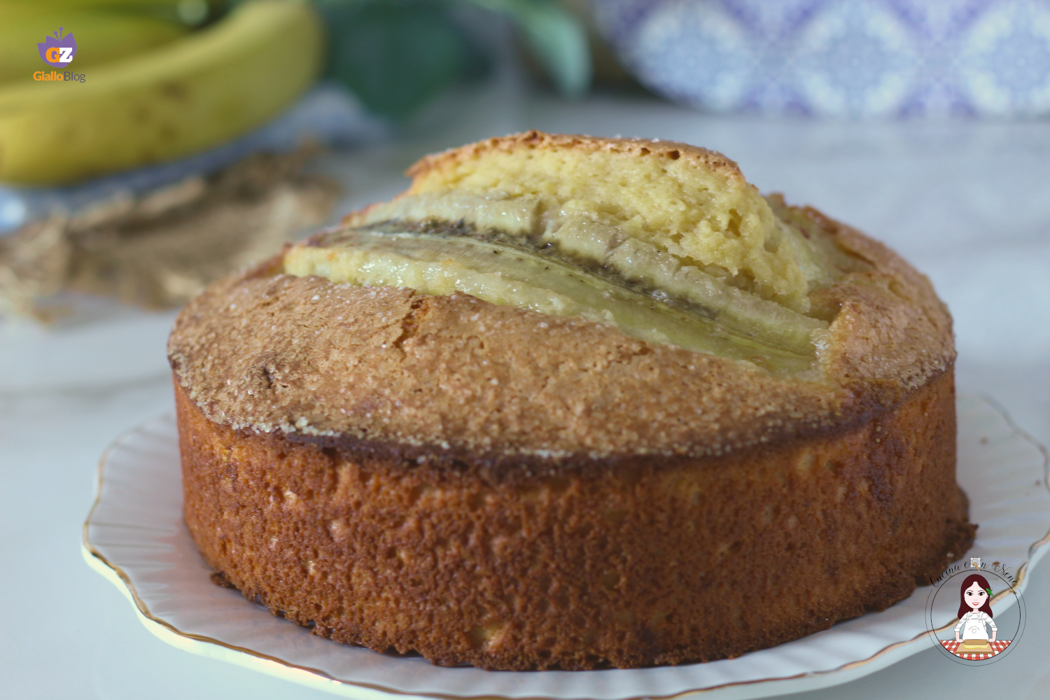 Torta di banane e yogurt