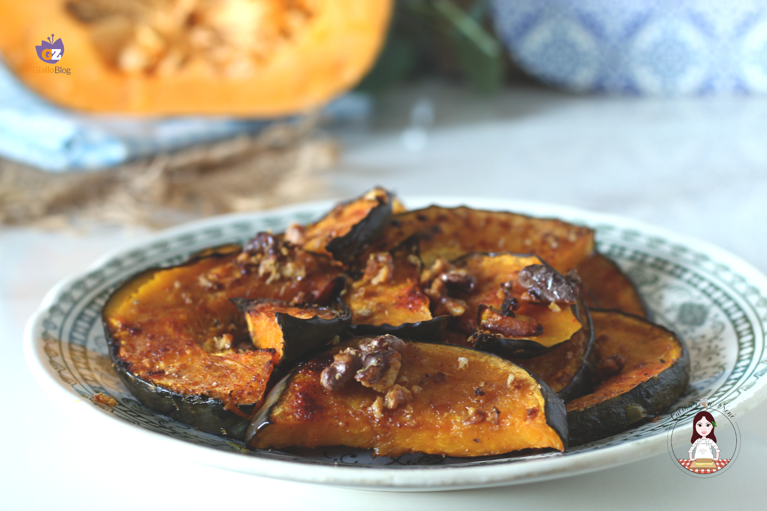 Zucca al forno gratinata