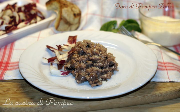 RISOTTO RADICCHIO E SALSICCIA, un ottimo primo di riso