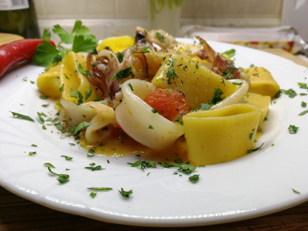 CALAMARATA un eccellente piatto di mare molto buono