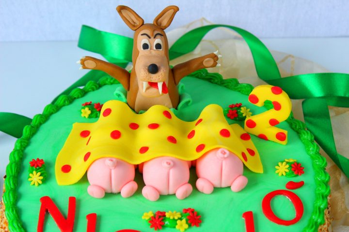torta tre porcellini