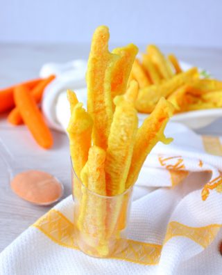 sticks di carote pastellate
