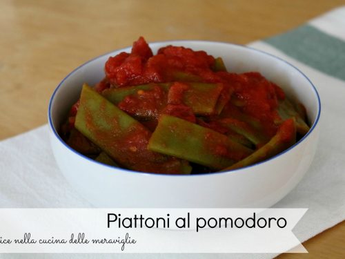 Piattoni al pomodoro, ricetta contorno vegano