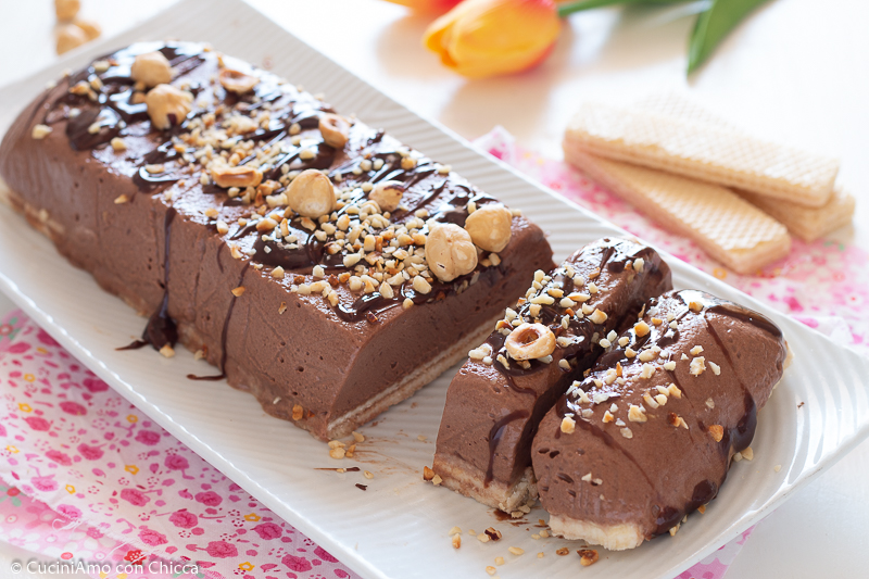 Semifreddo alla nutella e wafer