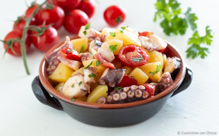 INSALATA DI POLPO E PATATE buonissima