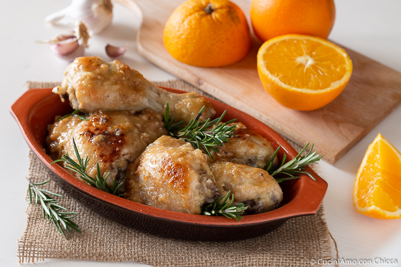POLLO IN PADELLA ALL'ARANCIA