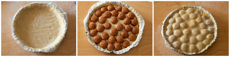 CROSTATA CON CREMA E AMARETTI Buonissima
