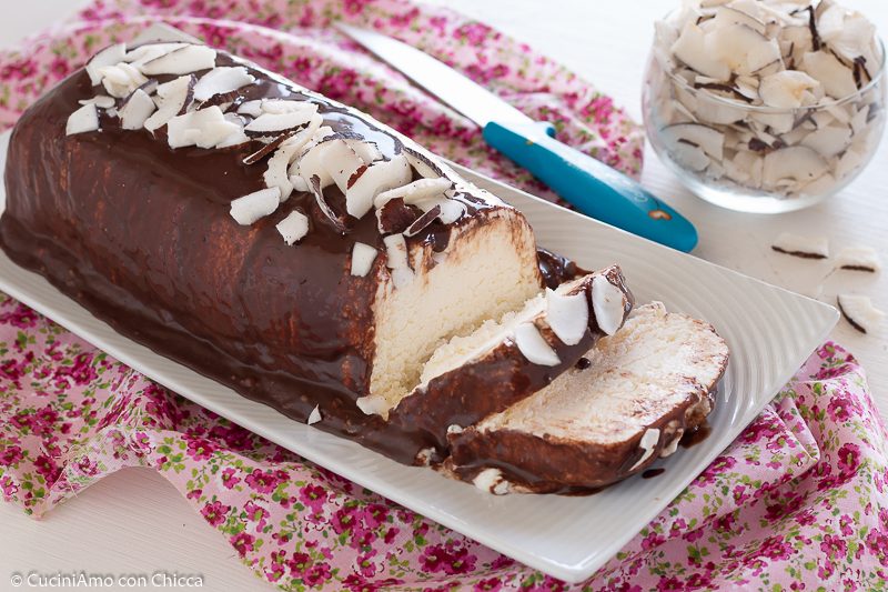 TORTA GELATO AL COCCO Senza gelatiera