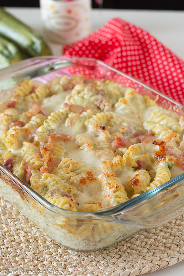PASTA AL FORNO CON CREMA DI ZUCCHINE E RICOTTA CuciniAmo con Chicca