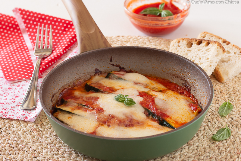 PARMIGIANA DI ZUCCHINE IN PADELLA ricetta gustosa