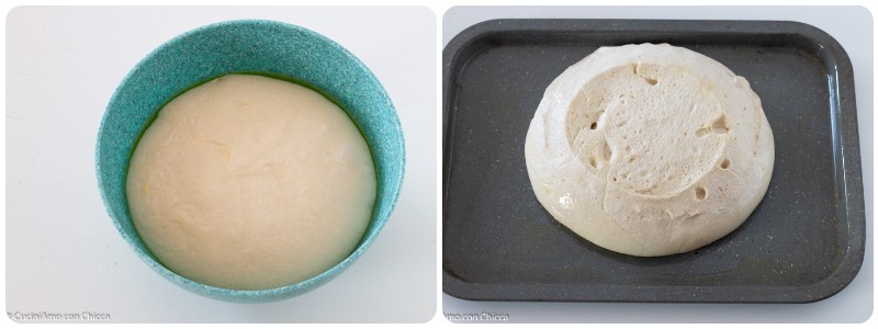 FOCACCIA CON PATATE E CIPOLLA