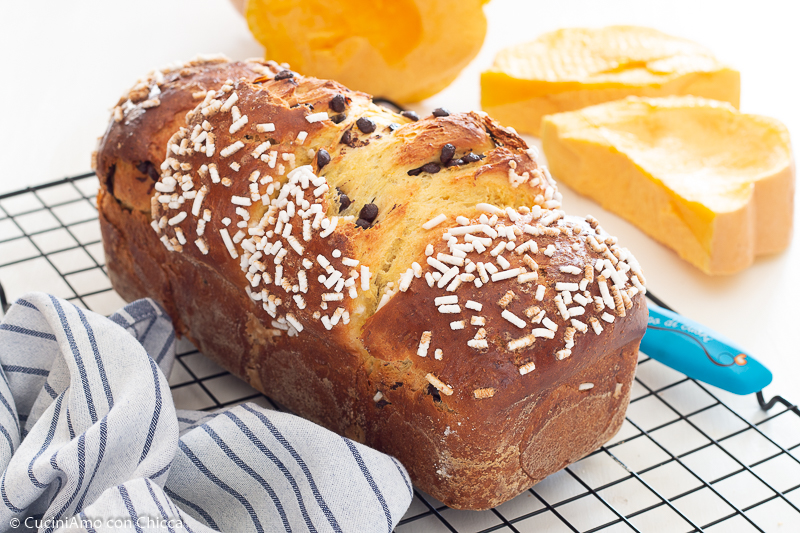 PAN BRIOCHE ALLA ZUCCA SOFFICISSIMO CuciniAmo con Chicca