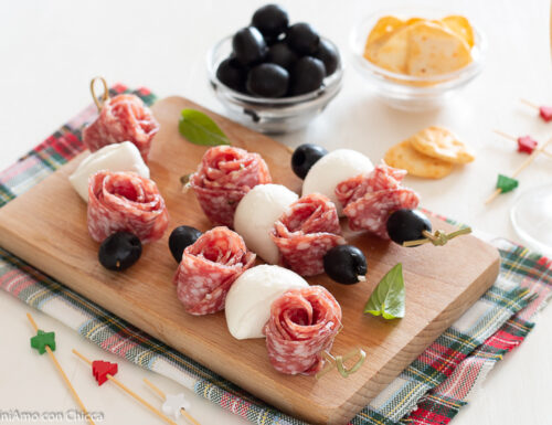 SPIEDINI DI SALAME antipasto sfizioso