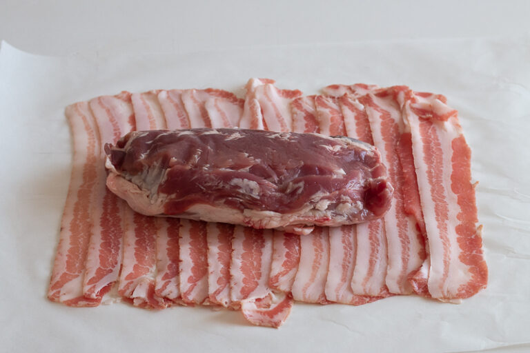 Filetto di maiale in crosta di pancetta Secondo piatto Natalizio