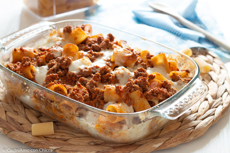 Pasta al forno senza besciamella velocissima - CuciniAmo con Chicca
