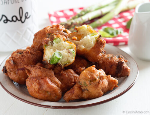 FRITTELLE CON ASPARAGI 1 MINUTO velocissime vanno a ruba