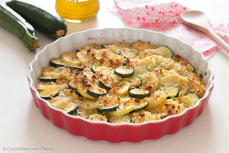 Gratin di zucchine e patate