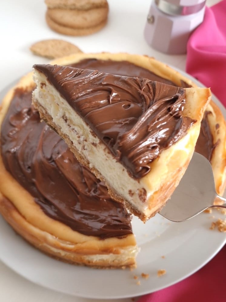 Torta al mascarpone e nutella dolce cremosissimo