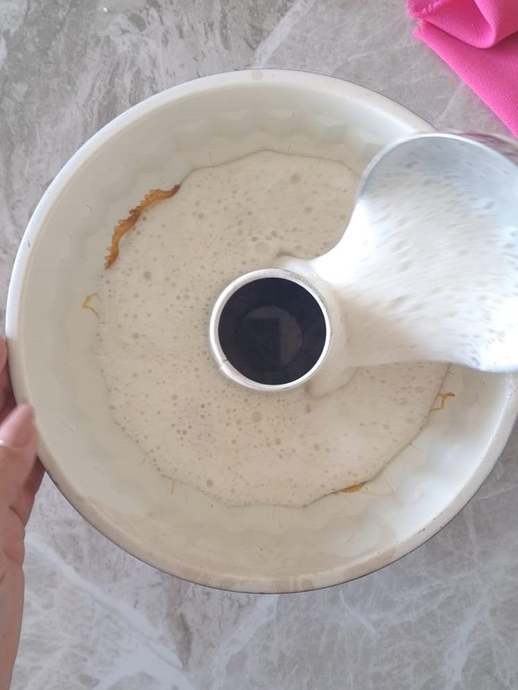 Budino di pane al caramello