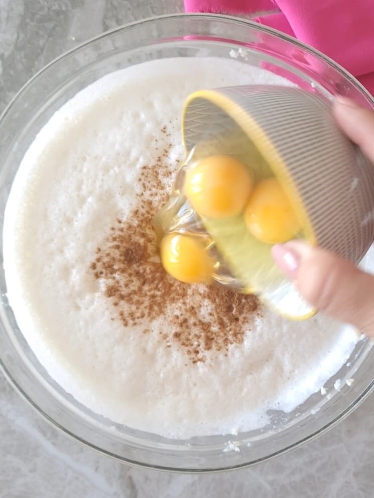 Budino di pane al caramello