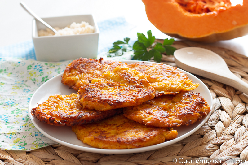 Frittelle di zucca e patate
