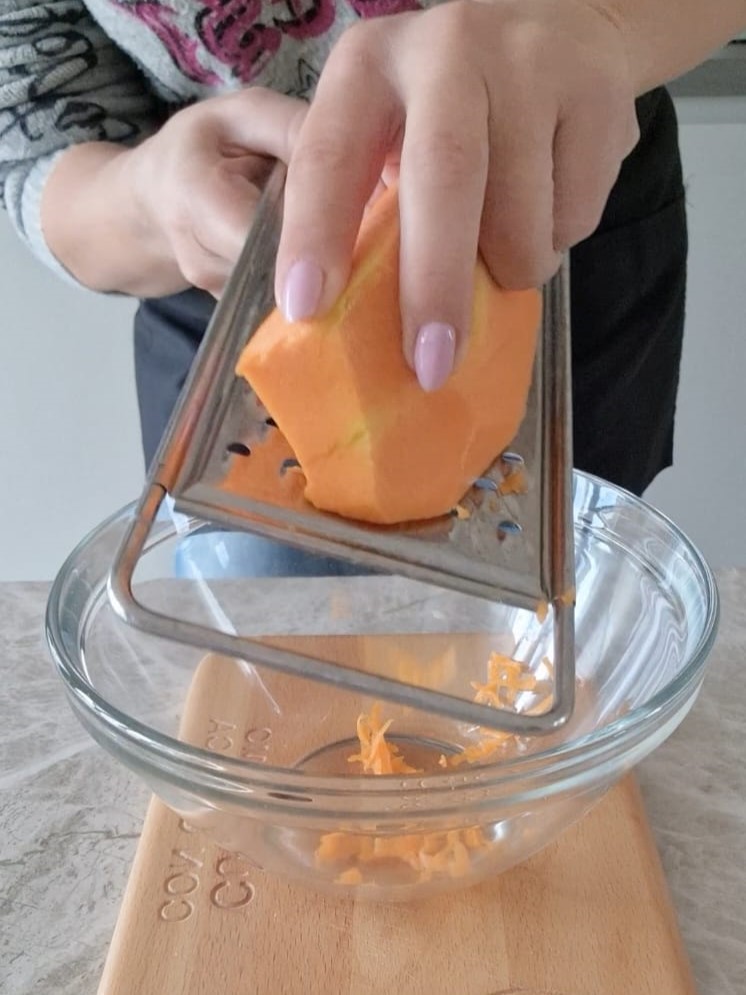 grattugiare la zucca