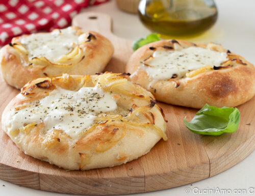 Pizzette alla cipolla