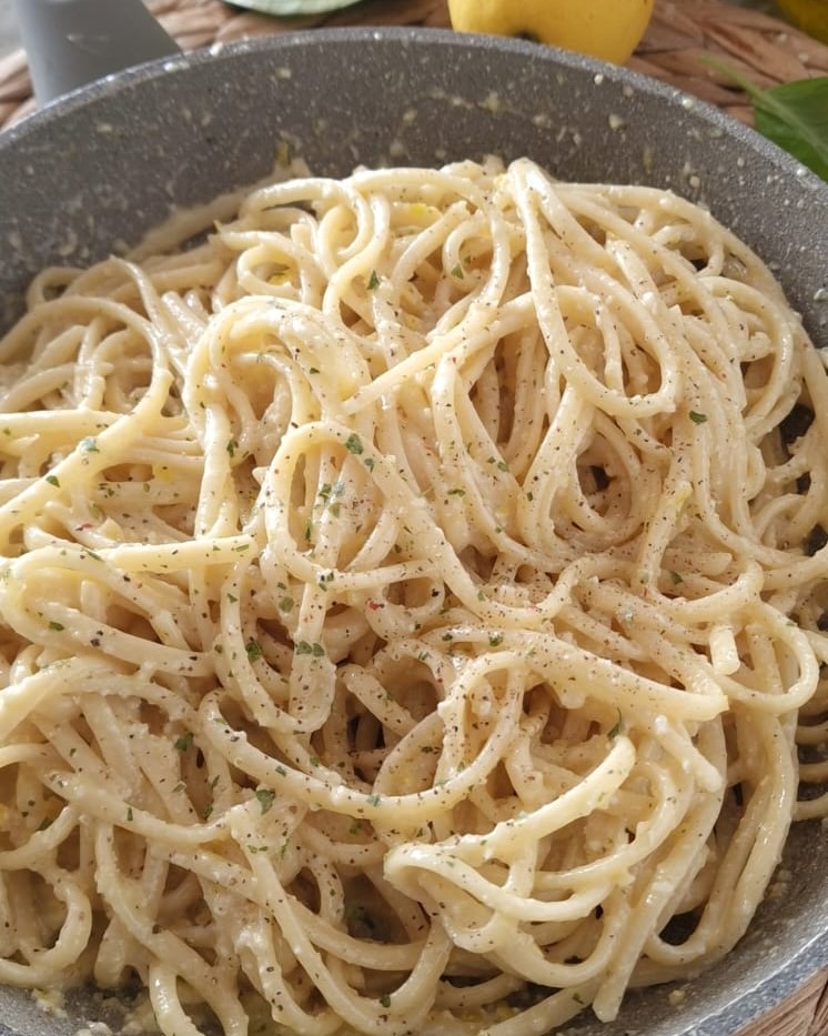 Pasta al pesto di limone