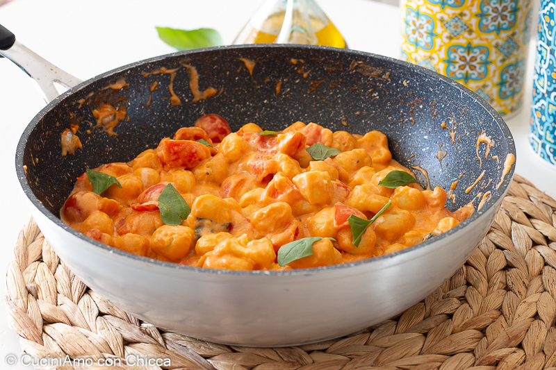 Gnocchi cremosi con pomodorini
