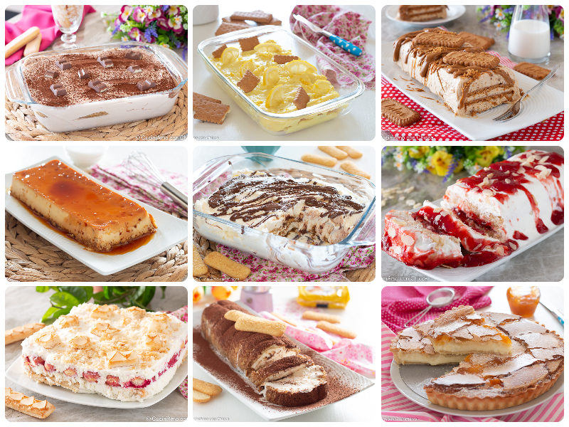8 Dolci al cucchiaio