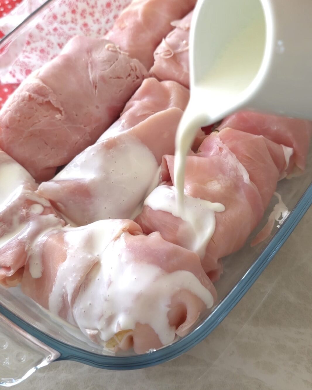 Involtini di prosciutto cotto e patate