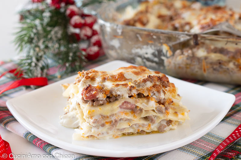 Lasagne con ragù bianco
