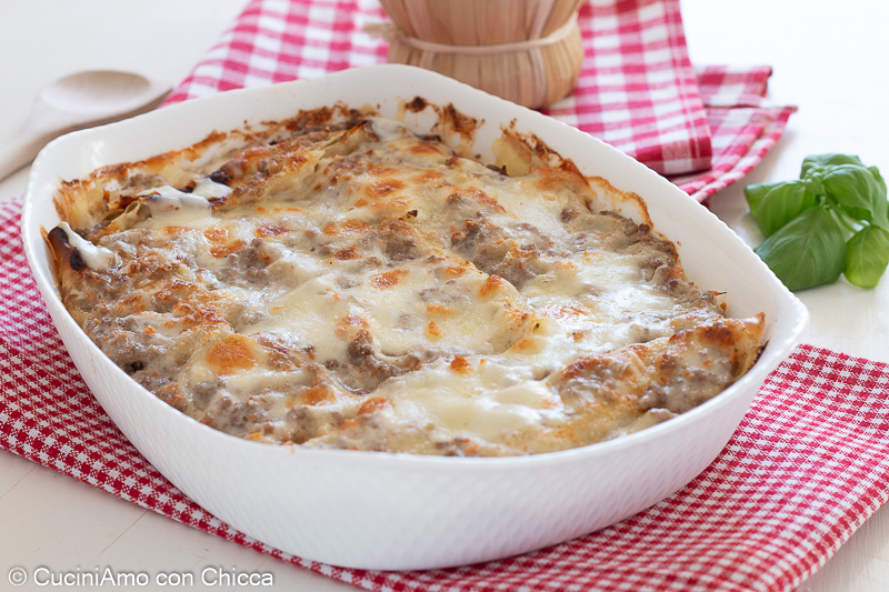 Cannelloni al ragù bianco