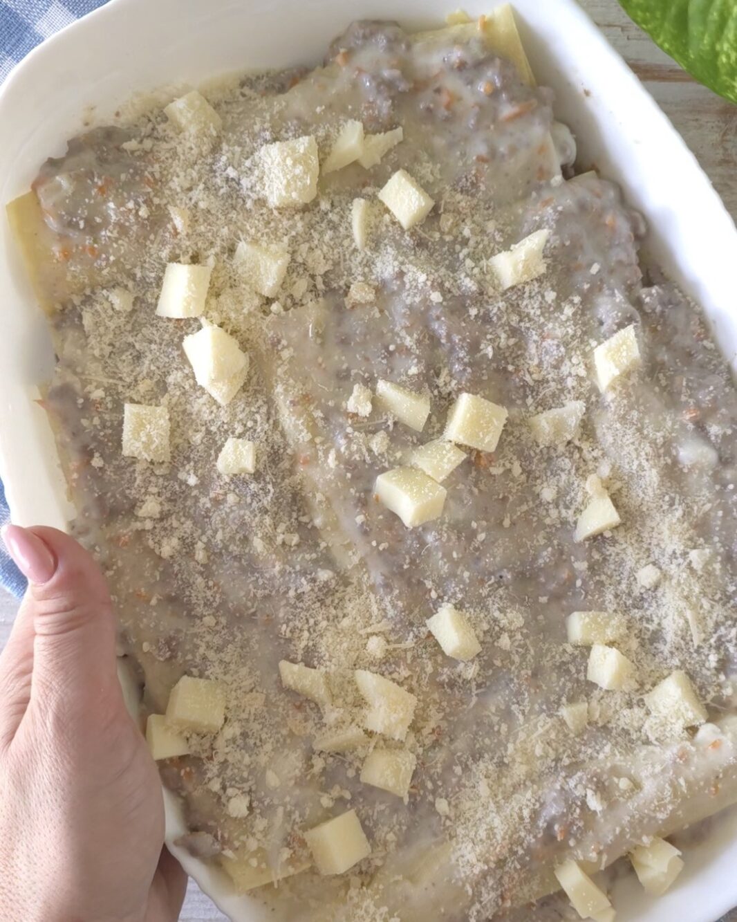 Come fare i Cannelloni al ragù bianco