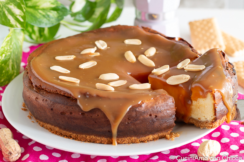 Cheesecake al caramello