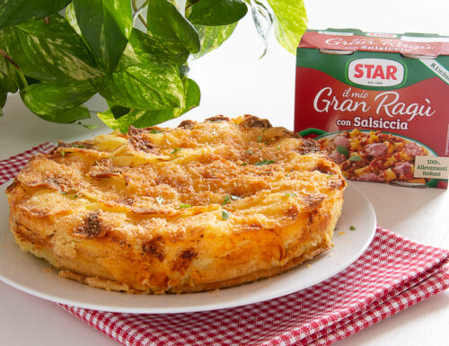 Sformato di patate al ragù