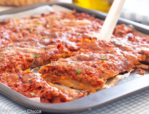 Gratin di patate al ragù