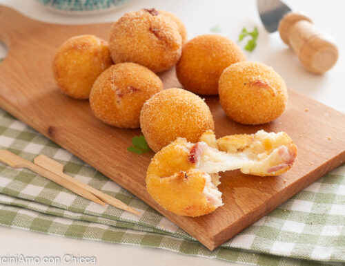 Palline di patate con speck