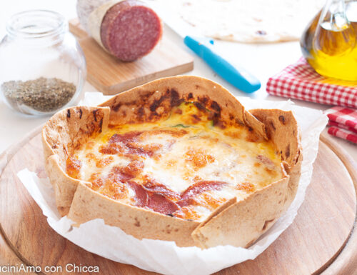 Torta salata con piadina