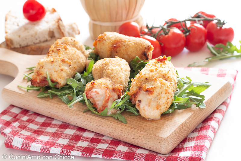 Involtini di pollo alla pizzaiola