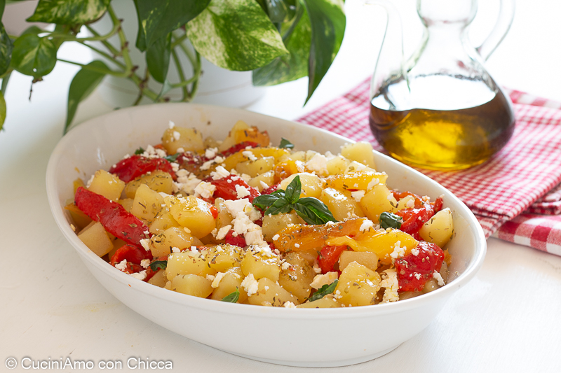 Insalata di patate e peperoni