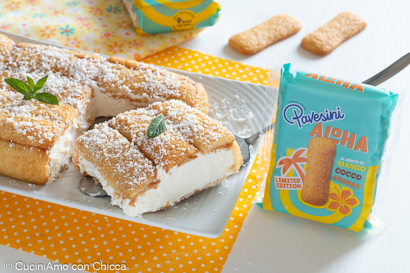 Torta paradiso con Pavesini Aloha