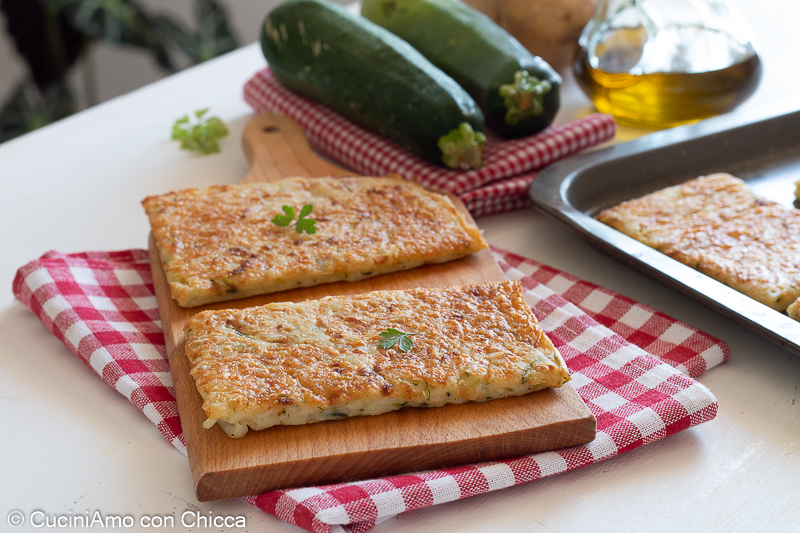 Scrocchiarella di zucchine e patate
