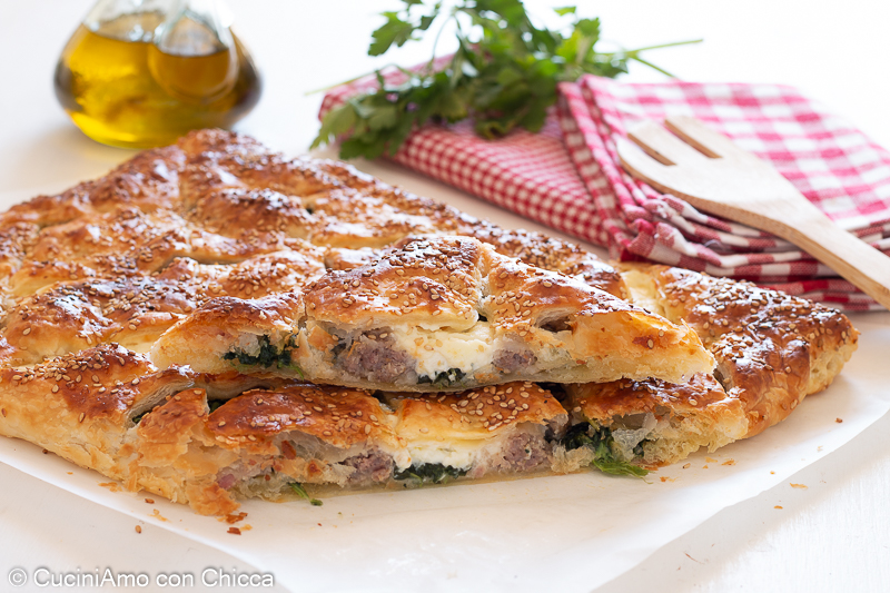 Bocconcini di sfoglia spinaci e stracchino