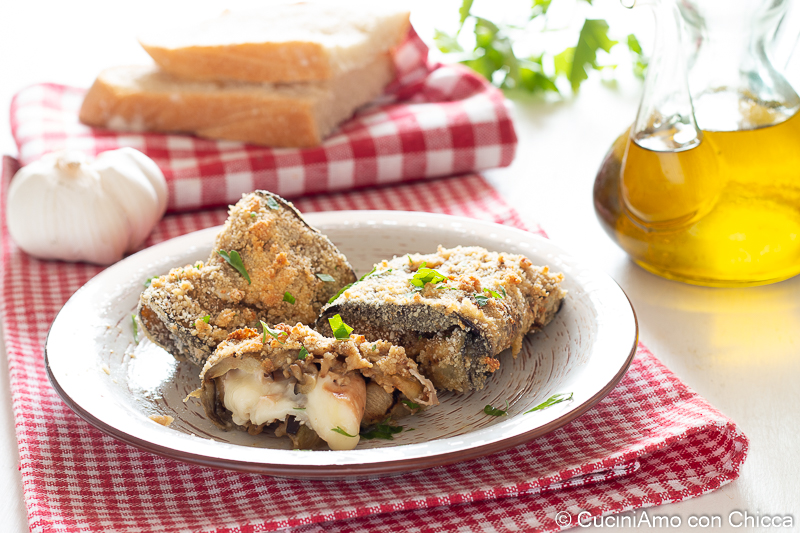 Fagottini di melanzane croccanti