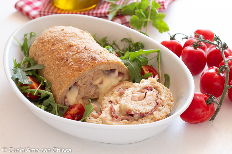 Polpettone di pollo con speck