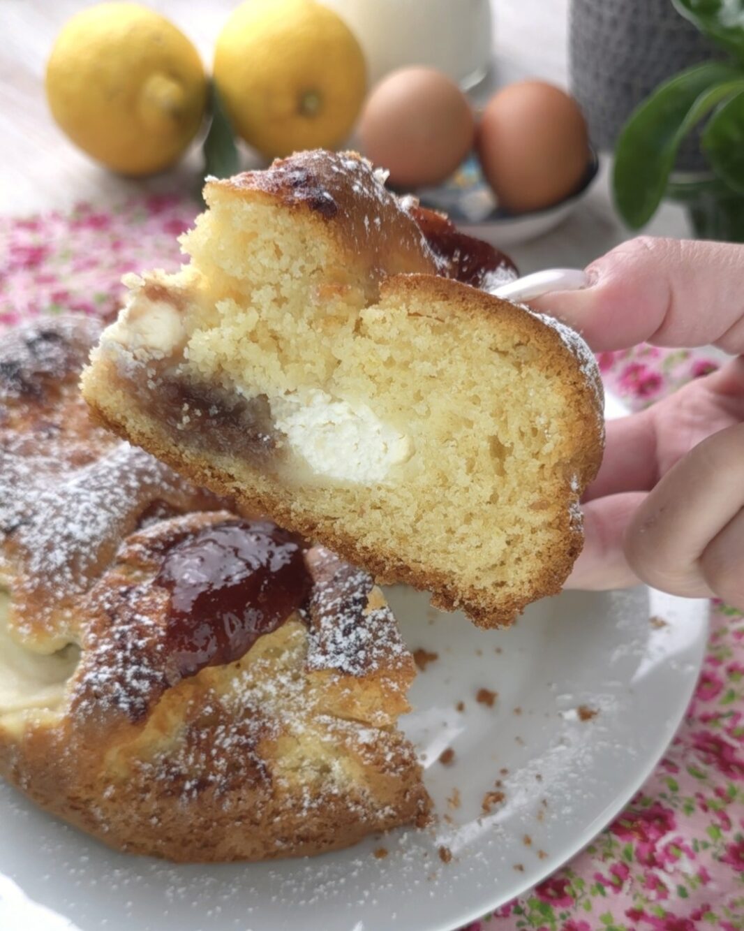 mescolate ricotta e zucchero