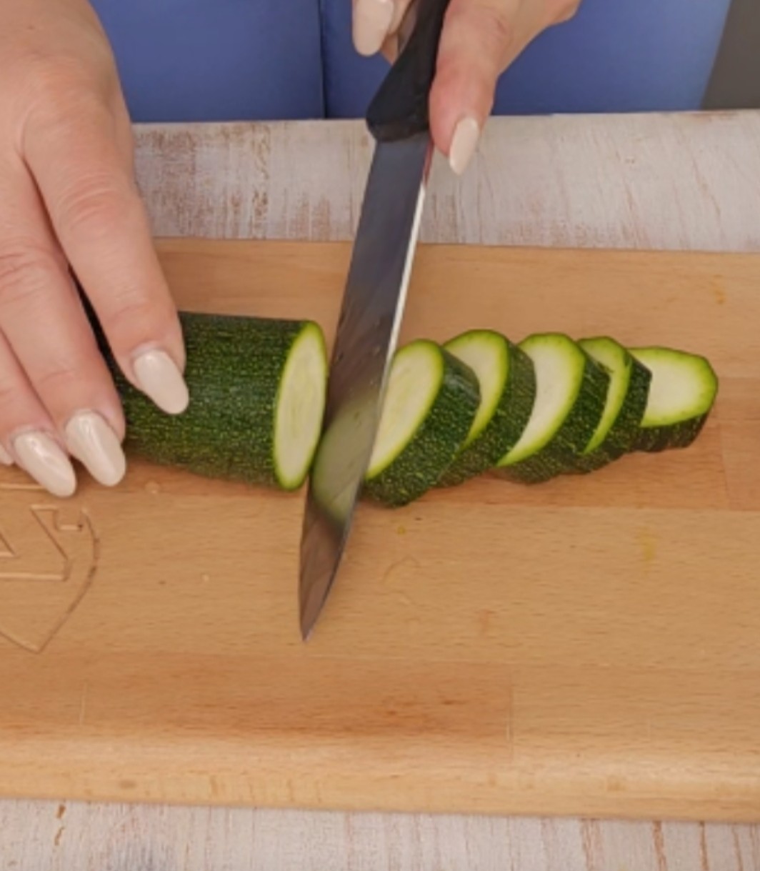 zucchine tagliate a cubetti