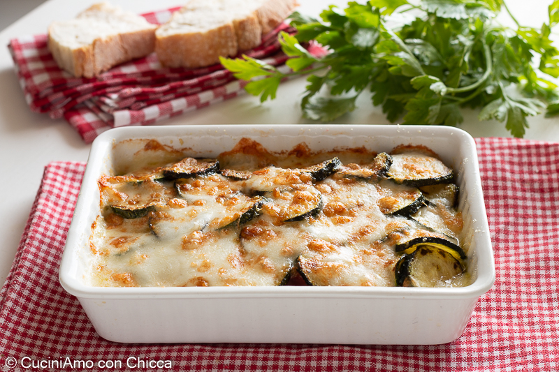 Tortino di zucchine al forno
